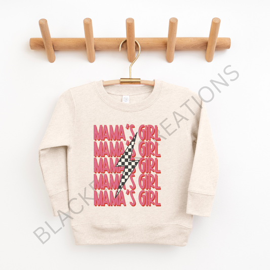 mamas girl toddler sweatshirt