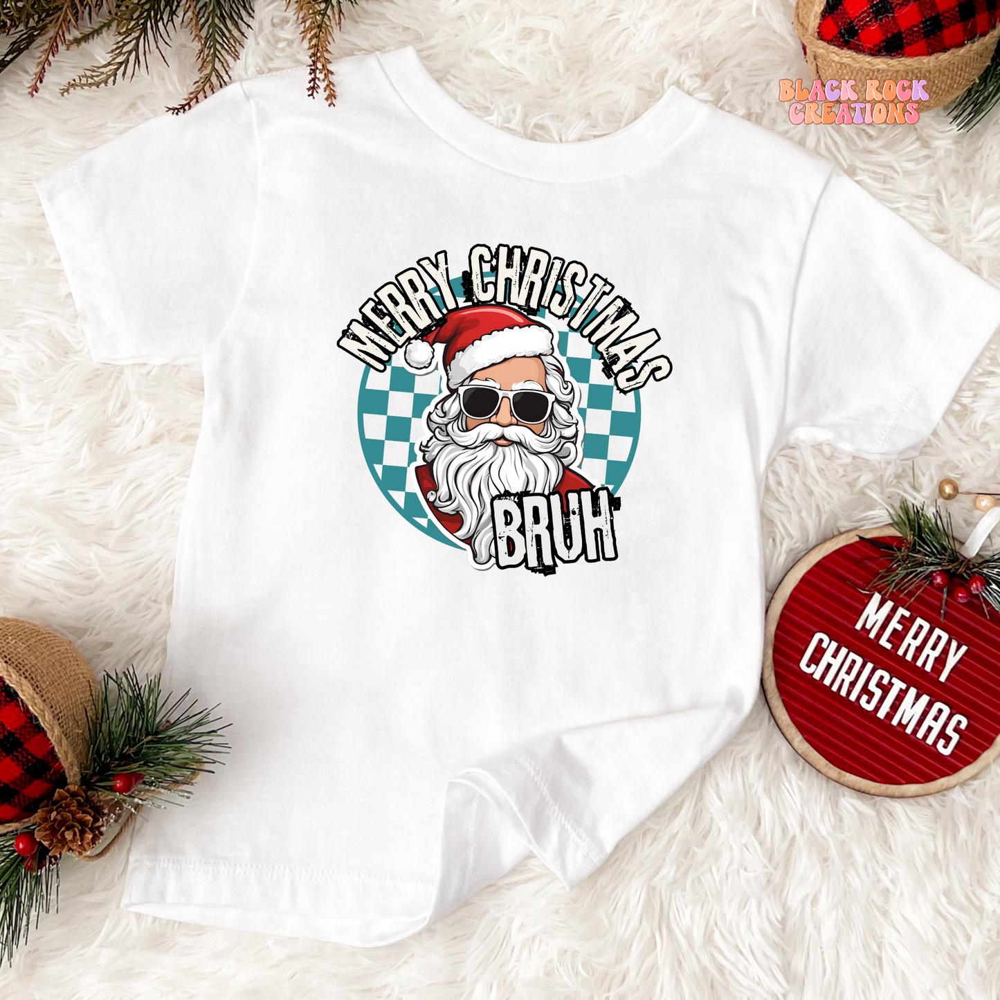 Merry Christmas Bruh toddler tee