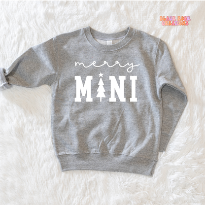 Merry mini toddler sweatshirt