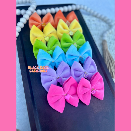 Plushy velvet charm bundle
