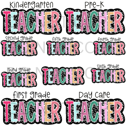 Teacher composition back to school comfort colors tshirt