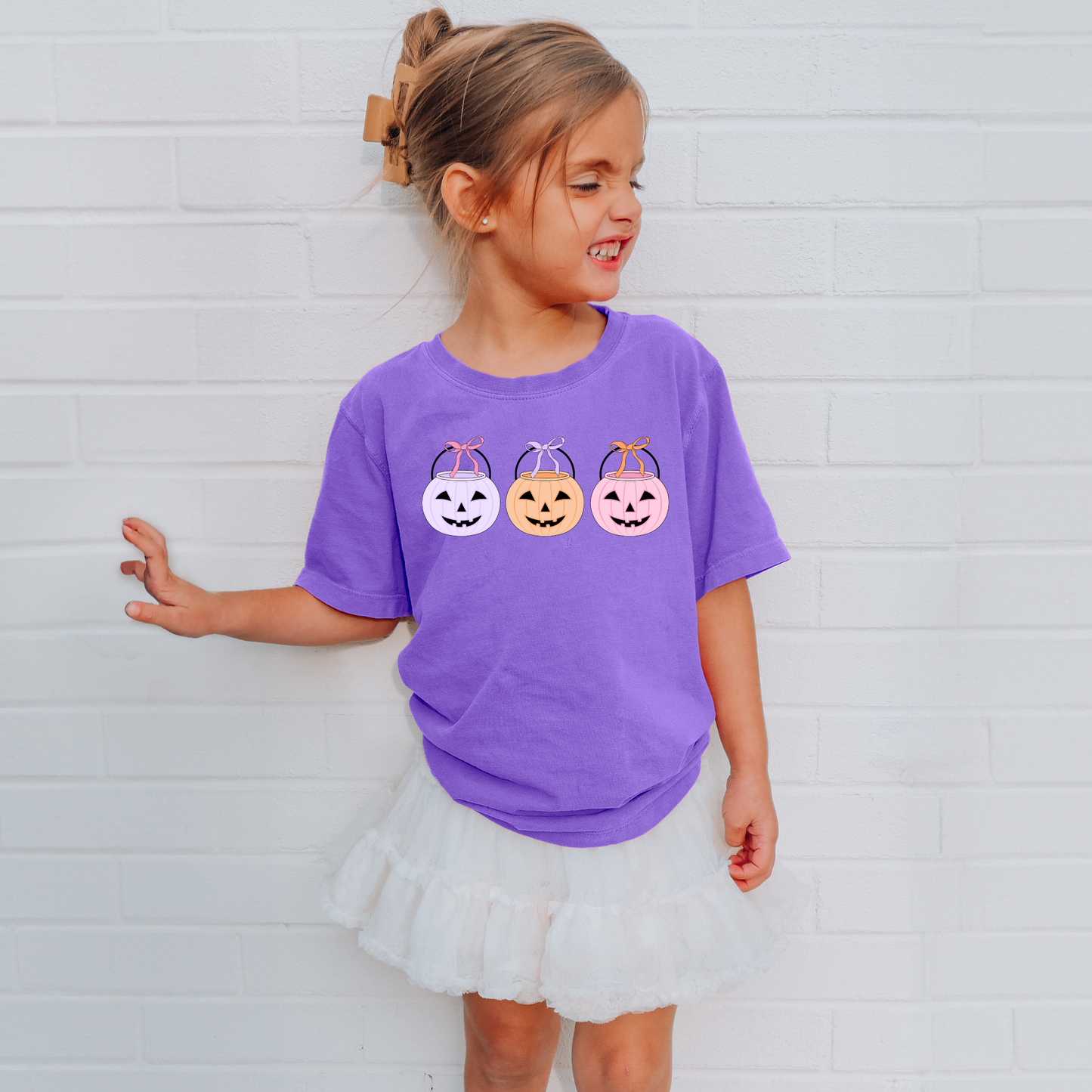 Pumpkin buckets toddler tee