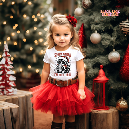 Sorry Santa I've been feral toddler tee