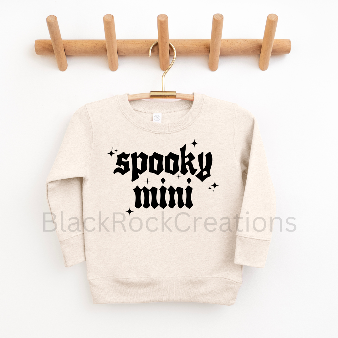 spooky mini toddler sweatshirt