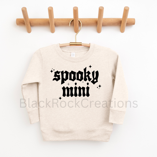 spooky mini toddler sweatshirt