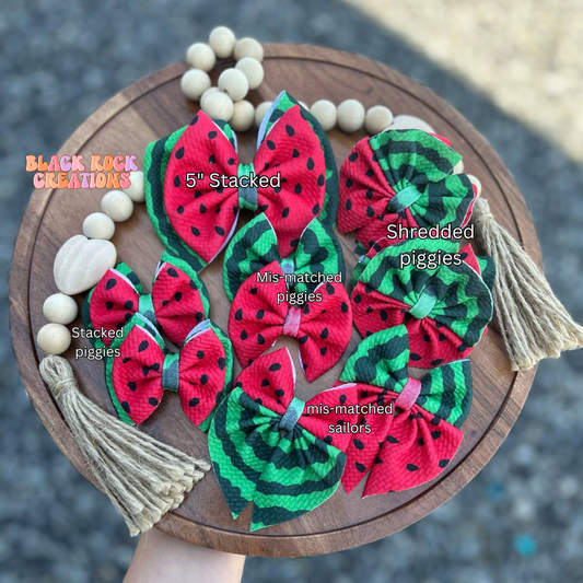 Watermelon bows
