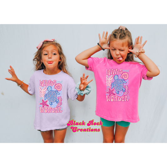 Waves and wonder tee - infant & toddler