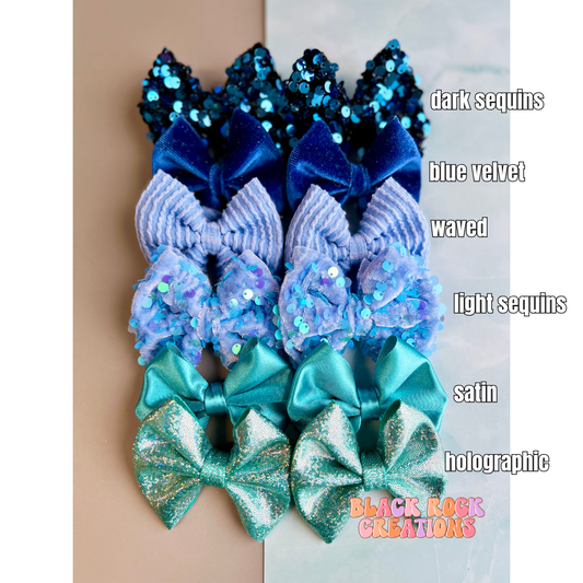 INDIVIDUAL winter wonderland bows
