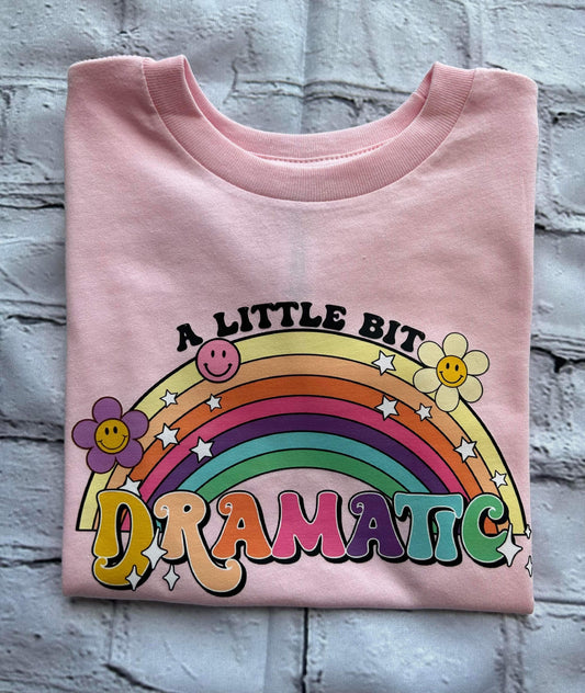 A little bit dramatic toddler tshirt