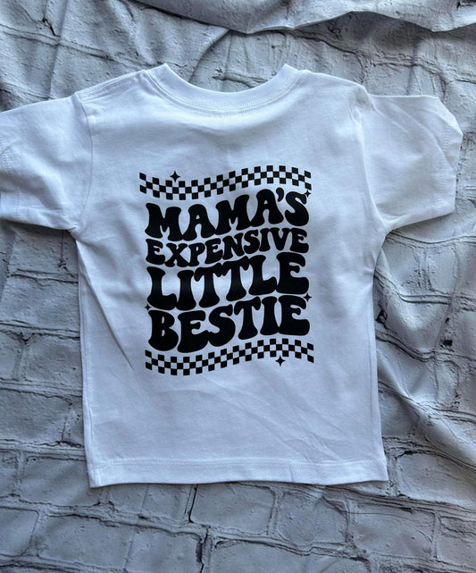Mamas expensive little bestie toddler tshirt